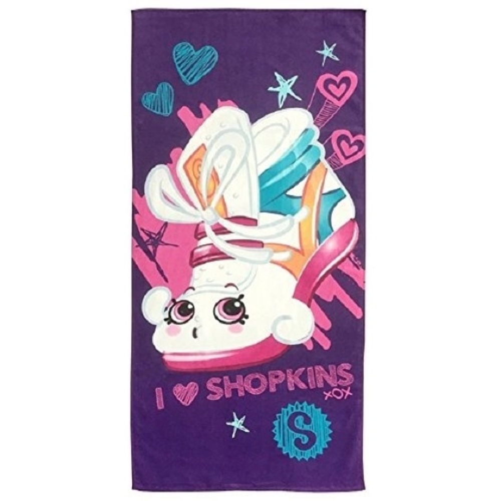 Shopkins Girls Sneaky Beach Towel